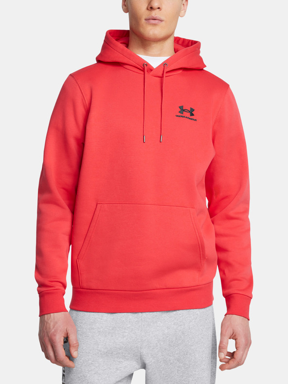 Under Armour Herren Under Armour UA Icon Fleece-Kapuzenpullover-ROT