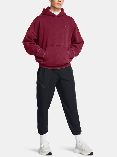 Under Armour Herren Under Armour UA Icon HWT Flc Wash OS Kapuze-ROT
