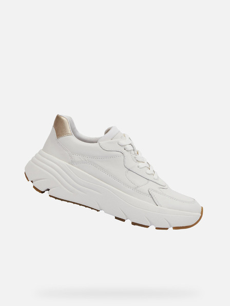 Geox Weiß Damen Geox Diamanta Turnschuhe