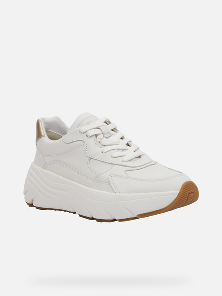 Geox Weiß Damen Geox Diamanta Turnschuhe