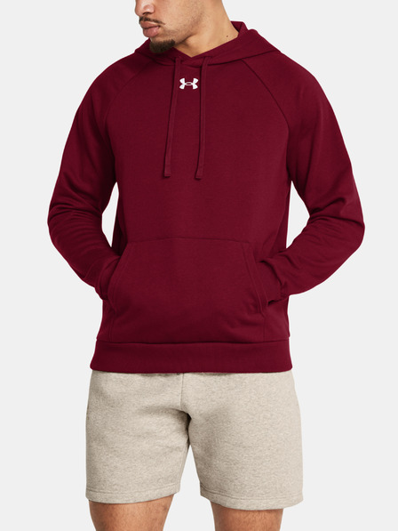 Under Armour Herren Under Armour UA Rival Fleece Kapuzenpullover-ROT