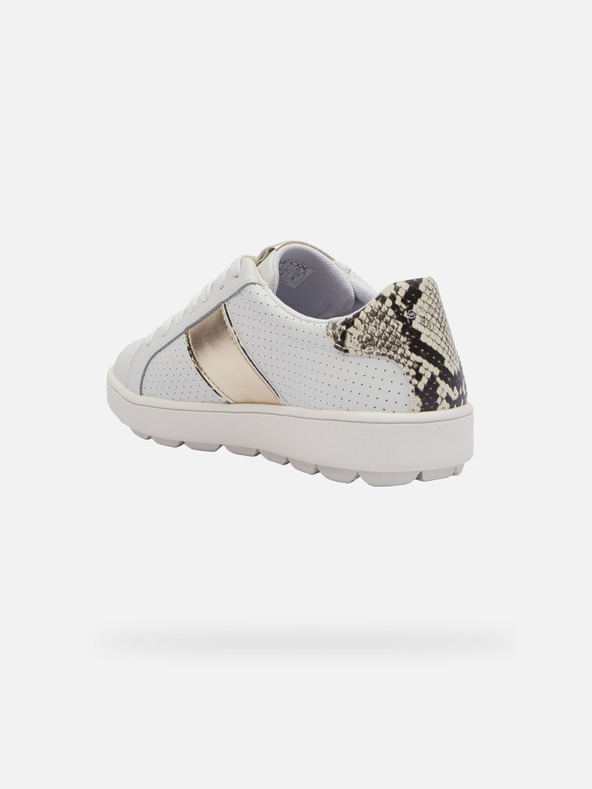 Geox Weiß Damen Geox Spherica ECUB-1 Turnschuhe