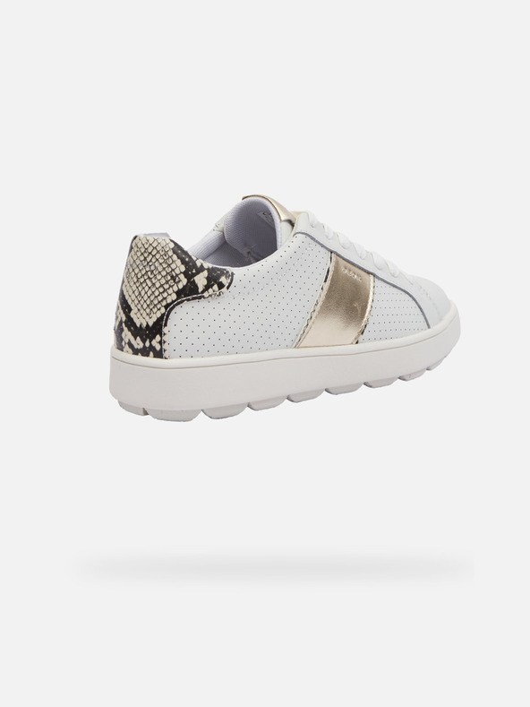 Geox Weiß Damen Geox Spherica ECUB-1 Turnschuhe