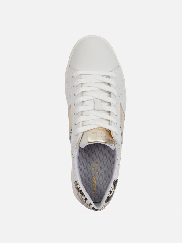 Geox Weiß Damen Geox Spherica ECUB-1 Turnschuhe