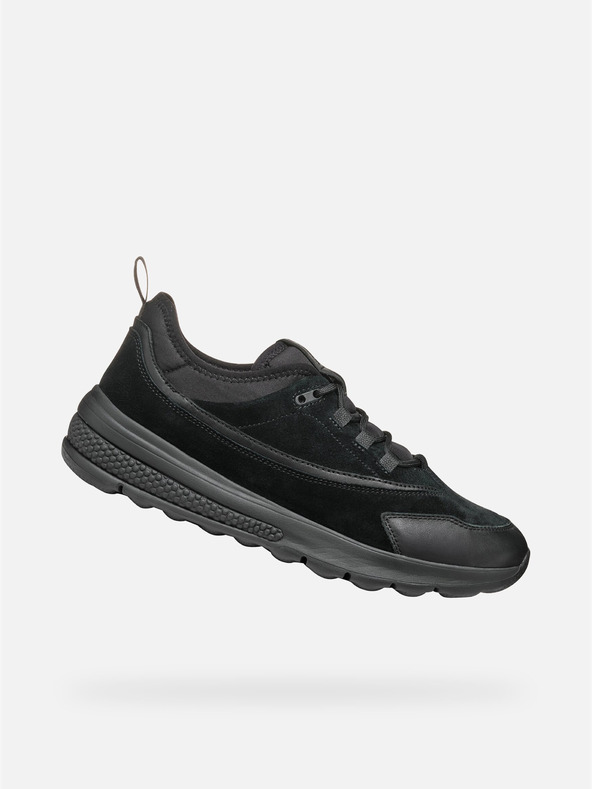 Geox Schwarz Herren-Turnschuhe Geox Spherica Actif
