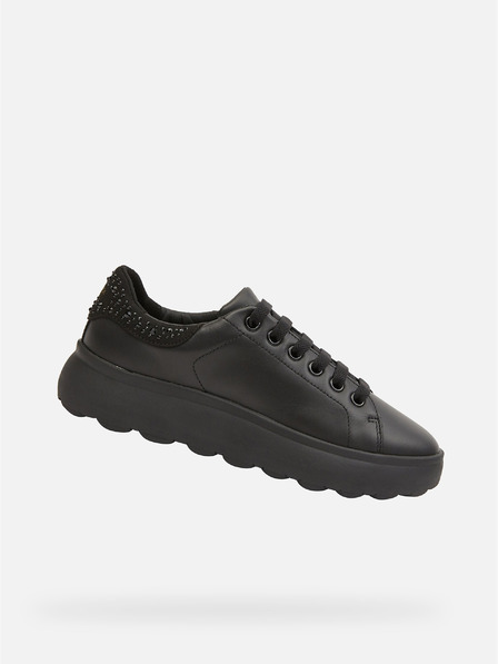 Geox Schwarz Damen Geox Spherica Ec4.1 Turnschuhe