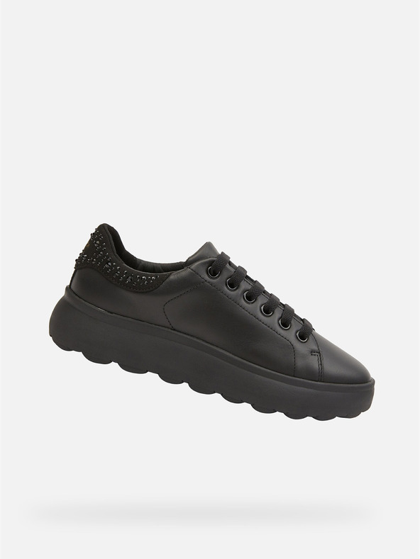 Geox Schwarz Damen Geox Spherica Ec4.1 Turnschuhe