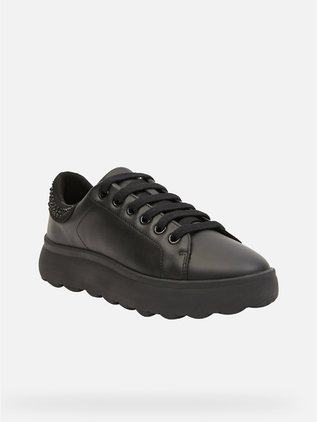 Geox Schwarz Damen Geox Spherica Ec4.1 Turnschuhe