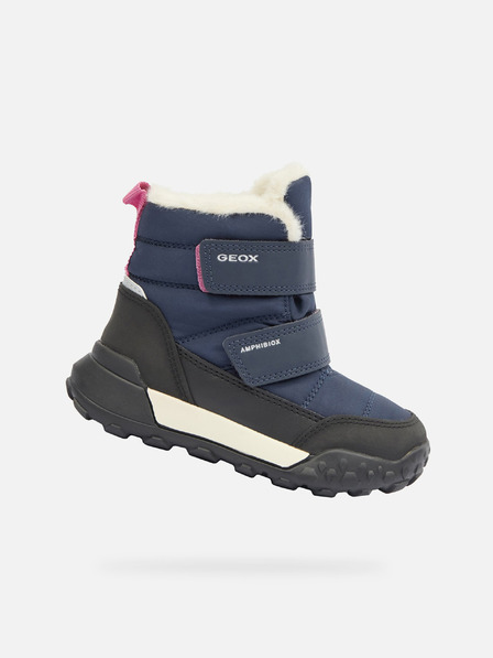 Geox Dunkelblauer Mädchen-Winterschuh Geox Trekkyup B Ab