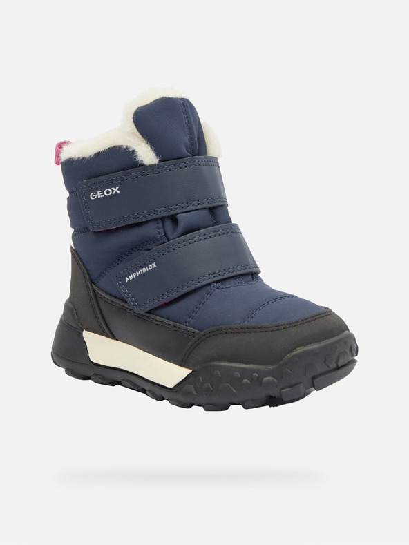 Geox Dunkelblauer Mädchen-Winterschuh Geox Trekkyup B Ab
