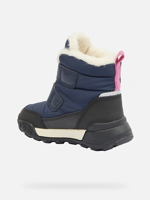 Geox Dunkelblauer Mädchen-Winterschuh Geox Trekkyup B Ab