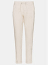 Sam 73 Cremefarbene Damen-Leinenhose SAM 73