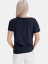 Sam 73 Dunkelblaues loses Damen-T-Shirt mit Aufdruck SAM 73