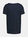 Sam 73 Dunkelblaues loses Damen-T-Shirt mit Aufdruck SAM 73