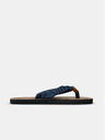 Sam 73 Blaue gemusterte Damen-Flip-Flops SAM 73