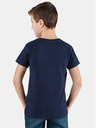 Sam 73 Dunkelblaues Jungen-T-Shirt mit Tasche SAM 73