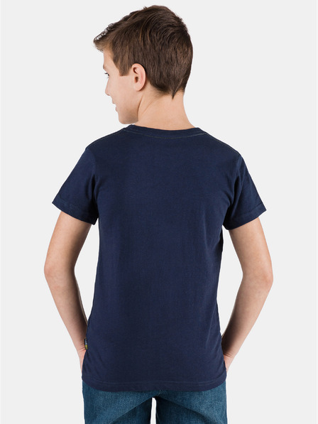 Sam 73 Dunkelblaues Jungen-T-Shirt mit Tasche SAM 73