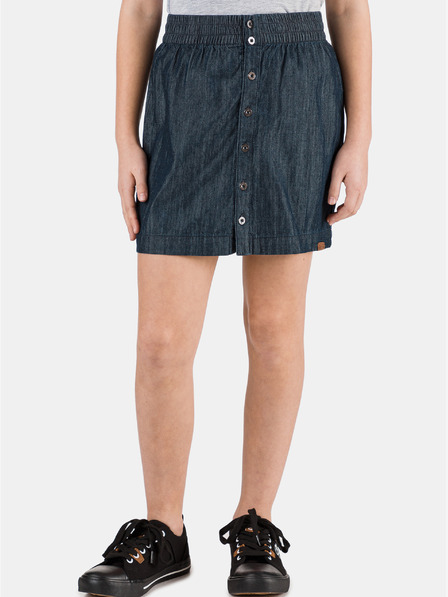 Sam 73 Dunkelblauer Jeansrock für Mädchen mit Knöpfen SAM 73