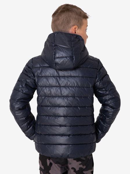 Sam 73 Dunkelblaue Steppwinterjacke für Jungen mit Kapuze SAM 73 Jonah