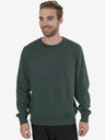 Sam 73 Dunkelgrünes bedrucktes Herren-Sweatshirt SAM 73 Guy