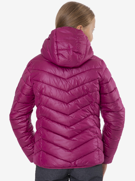Sam 73 Dunkelrosa Mädchen-Steppwinterjacke mit Kapuze SAM 73 Hermione