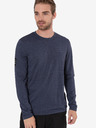 Sam 73 Dunkelblau gestreiftes Herren-T-Shirt SAM 73