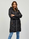Sam 73 Schwarze Steppjacke mit Kapuze für Damen Sam 73