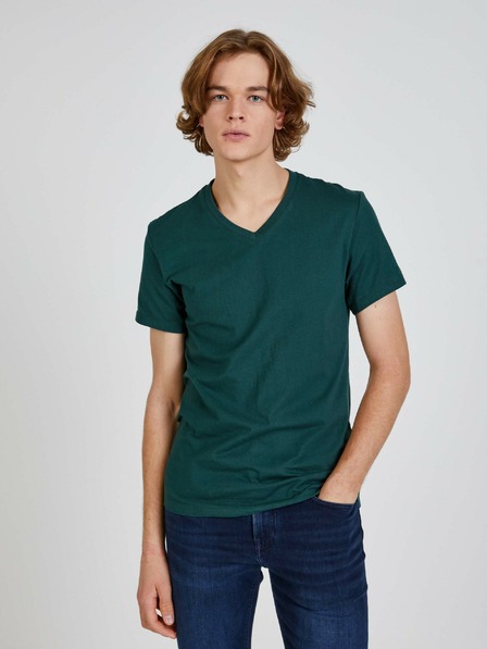 Sam 73 Dunkelgrünes Herren T-Shirt SAM 73 Blane