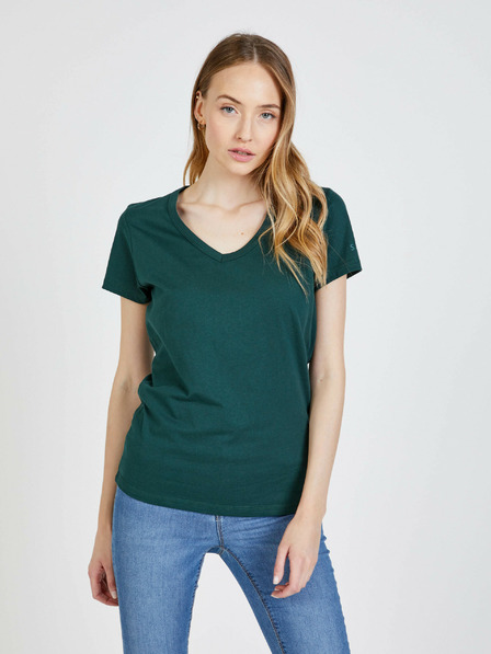 Sam 73 Dunkelgrünes Damen-T-Shirt SAM 73 Una