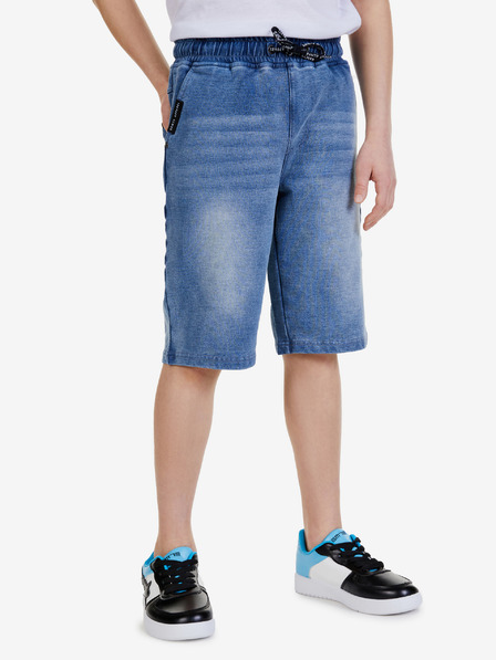 Sam 73 Blaue Denim-Shorts für Jungen SAM 73 Victor