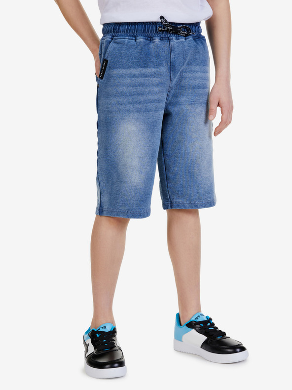 Sam 73 Blaue Denim-Shorts für Jungen SAM 73 Victor