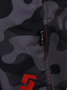 Sam 73 Grau-schwarz gemusterte Shorts für Jungen SAM 73 Jordan
