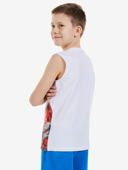 Sam 73 Weißes Tank-Top für Jungen SAM 73 Julius