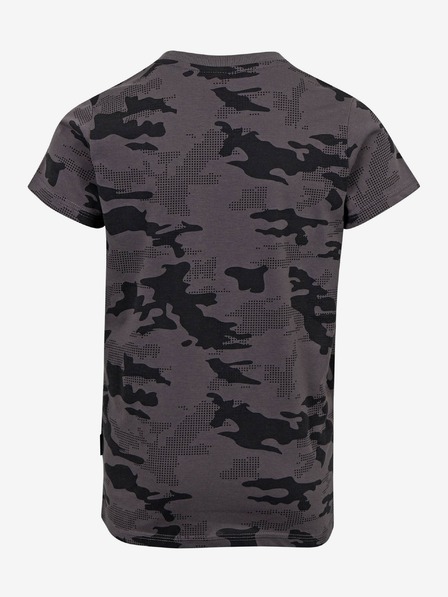 Sam 73 Dunkelgraues gemustertes T-Shirt für Jungen SAM 73 Kelvin