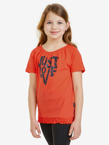Sam 73 Korallfarbenes Mädchen-T-Shirt SAM 73 Jaylene