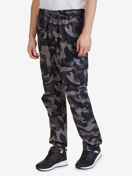 Sam 73 Dunkelgraue gemusterte Herrenhose SAM 73 Ivan