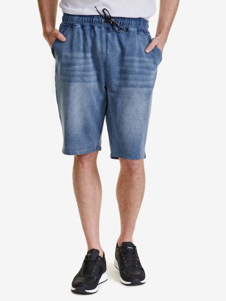 Sam 73 Blaue Denim-Shorts für Herren SAM 73 Gabriel