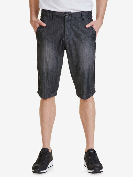 Sam 73 Schwarze Jeansshorts für Herren SAM 73 Kieran