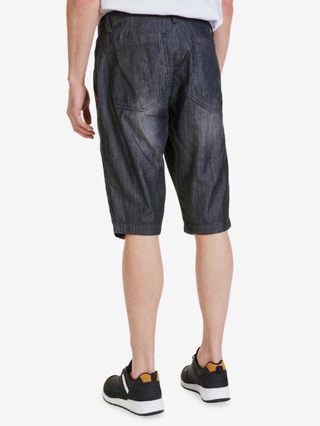 Sam 73 Schwarze Jeansshorts für Herren SAM 73 Kieran
