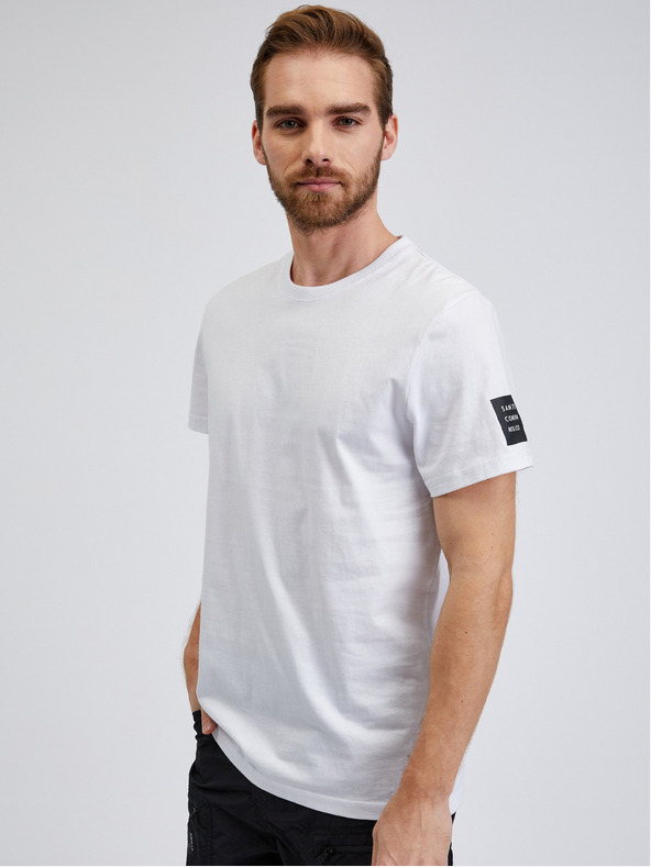 Sam 73 Weißes Herren-T-Shirt SAM 73 Freddie