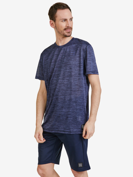 Sam 73 Dunkelviolettes SAM 73 Eugene Herren-T-Shirt