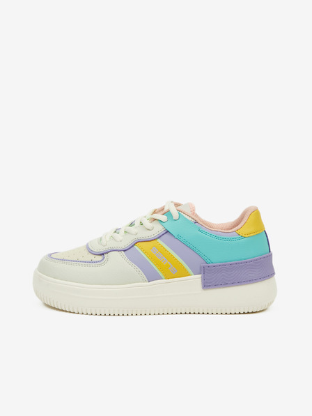 Sam 73 Lila und cremefarbene Damen-Turnschuhe SAM 73 Atuele