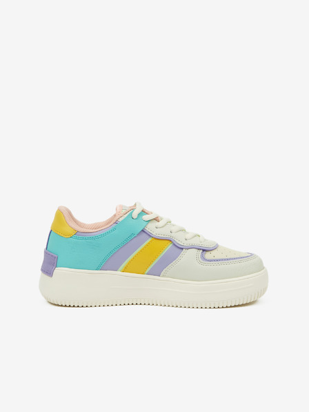 Sam 73 Lila und cremefarbene Damen-Turnschuhe SAM 73 Atuele
