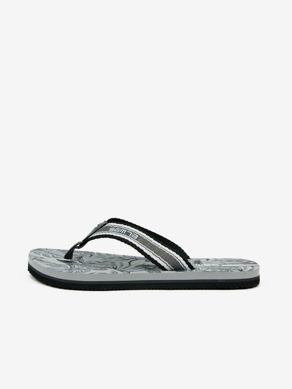 Sam 73 Schwarze gemusterte Damen-Flip-Flops SAM 73 Onkabra