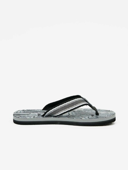 Sam 73 Schwarze gemusterte Damen-Flip-Flops SAM 73 Onkabra