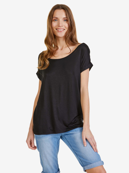 Sam 73 Schwarzes Damen-T-Shirt SAM 73 Elvira