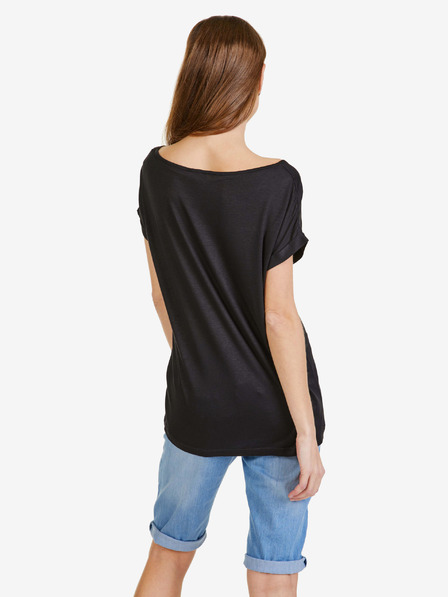 Sam 73 Schwarzes Damen-T-Shirt SAM 73 Elvira