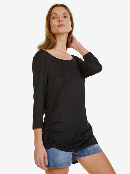 Sam 73 Schwarzes Damen-T-Shirt SAM 73 Sherry