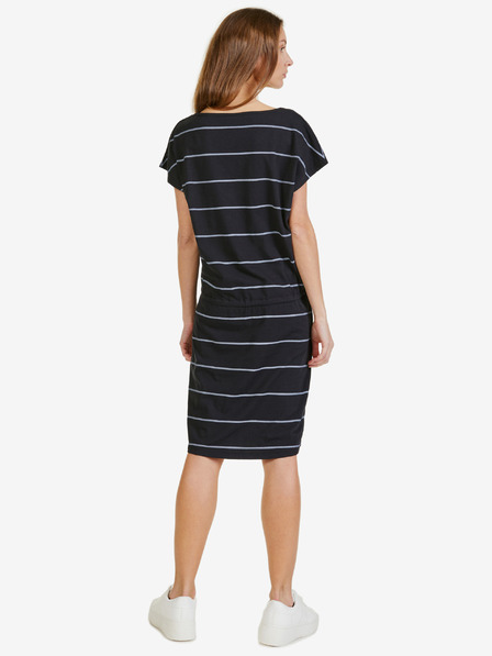 Sam 73 Schwarzes gestreiftes Damenkleid SAM 73 Francine