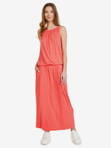Sam 73 Korallfarbenes Maxikleid für Damen SAM 73 Dita